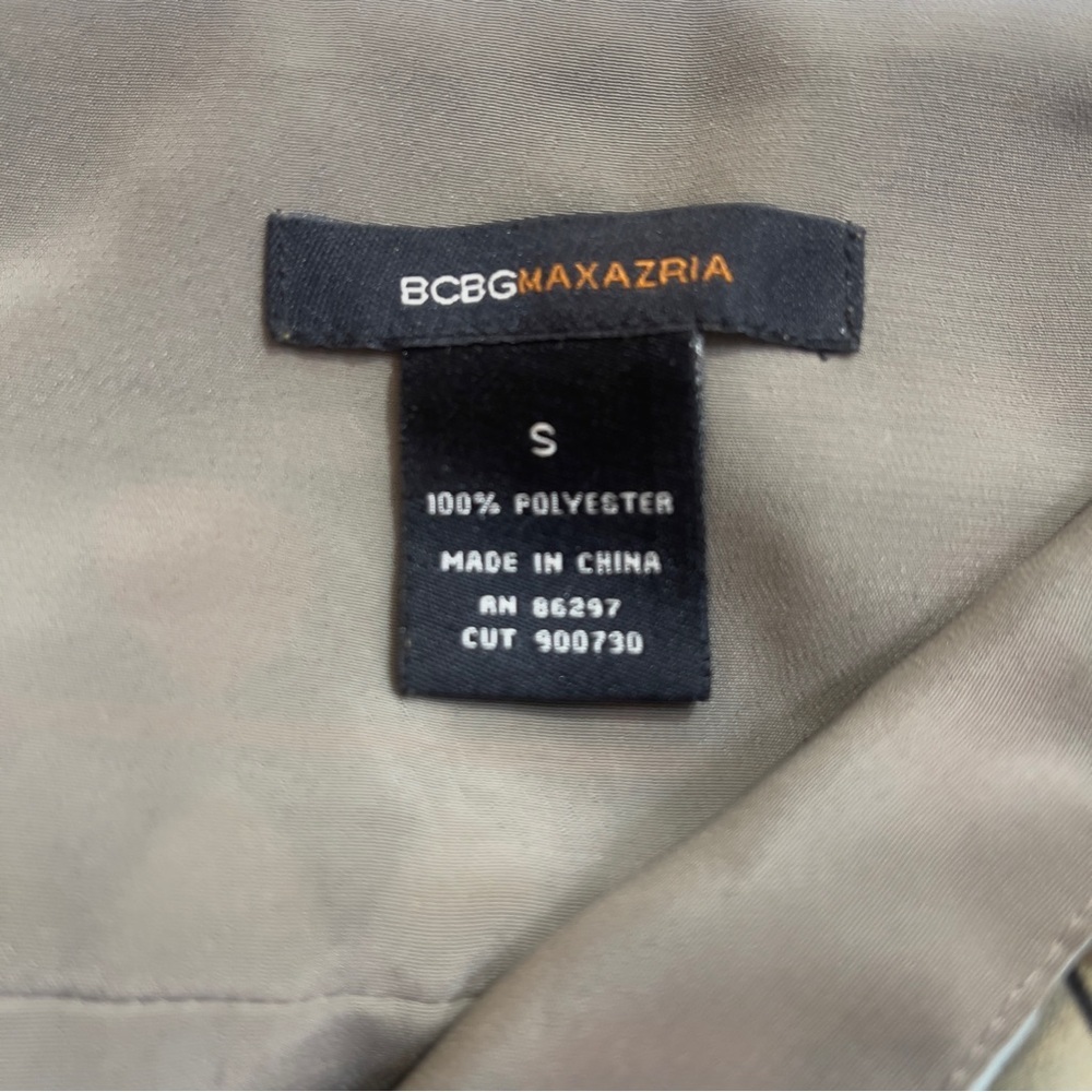 Bcbgmaxazria Multicolored Pattern Lined Tank Dres… - image 3